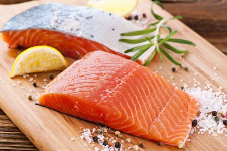 Grilled Salmon Recipe With Corn Husks Image